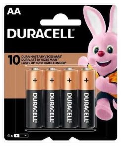Duracell Pilas AA blister x 4u