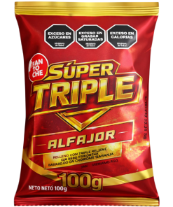 Alfajor Fantoche Super Triple 12u X 100g