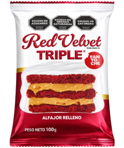Alfajor Triple Fantoche Red Velvet 12u X 100g