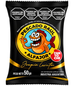 Alfajor Fantoche Pescado Raul 12u X 50g