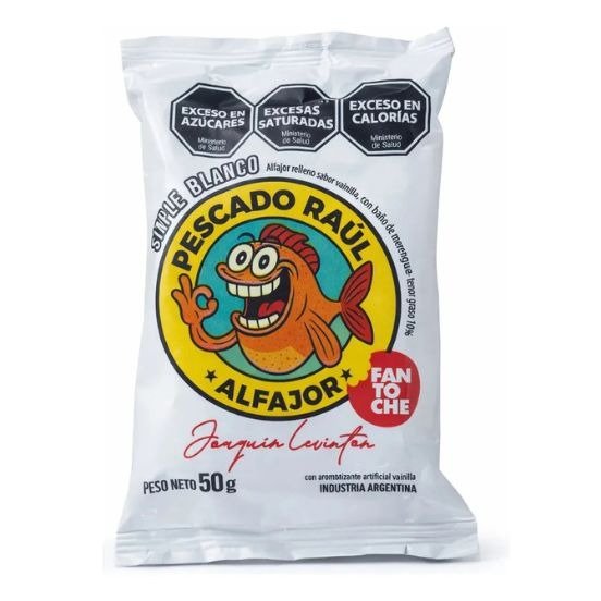 Alfajor Fantoche Pescado Raul 12u X 50g - Imagen 2